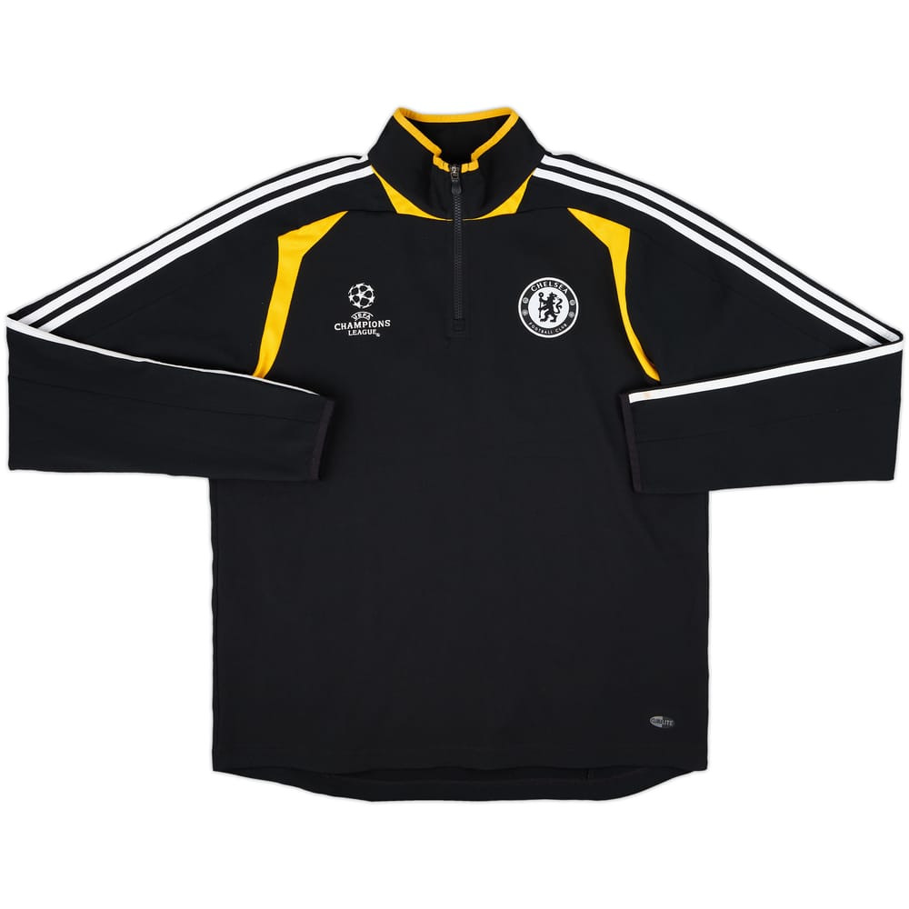 2008-09 Chelsea adidas CL 1/4 Zip Drill Top - 8/10 - (L/XL)