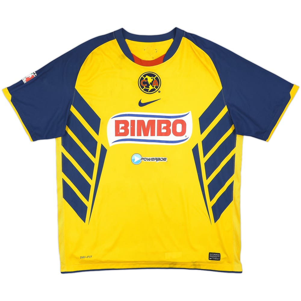 2010-11 Club America Home Shirt - 4/10 - (XL)