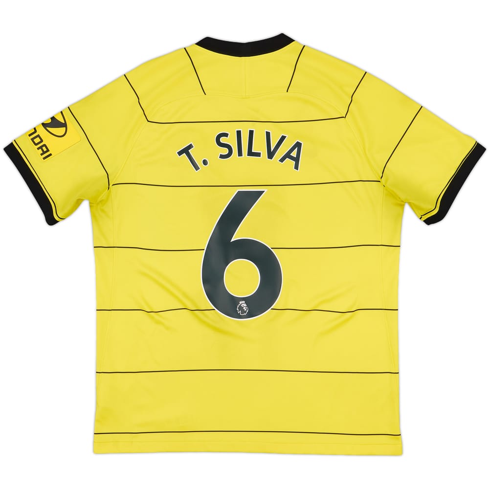 2021-22 Chelsea Away Shirt T.Silva #6 - 7/10 - (L)
