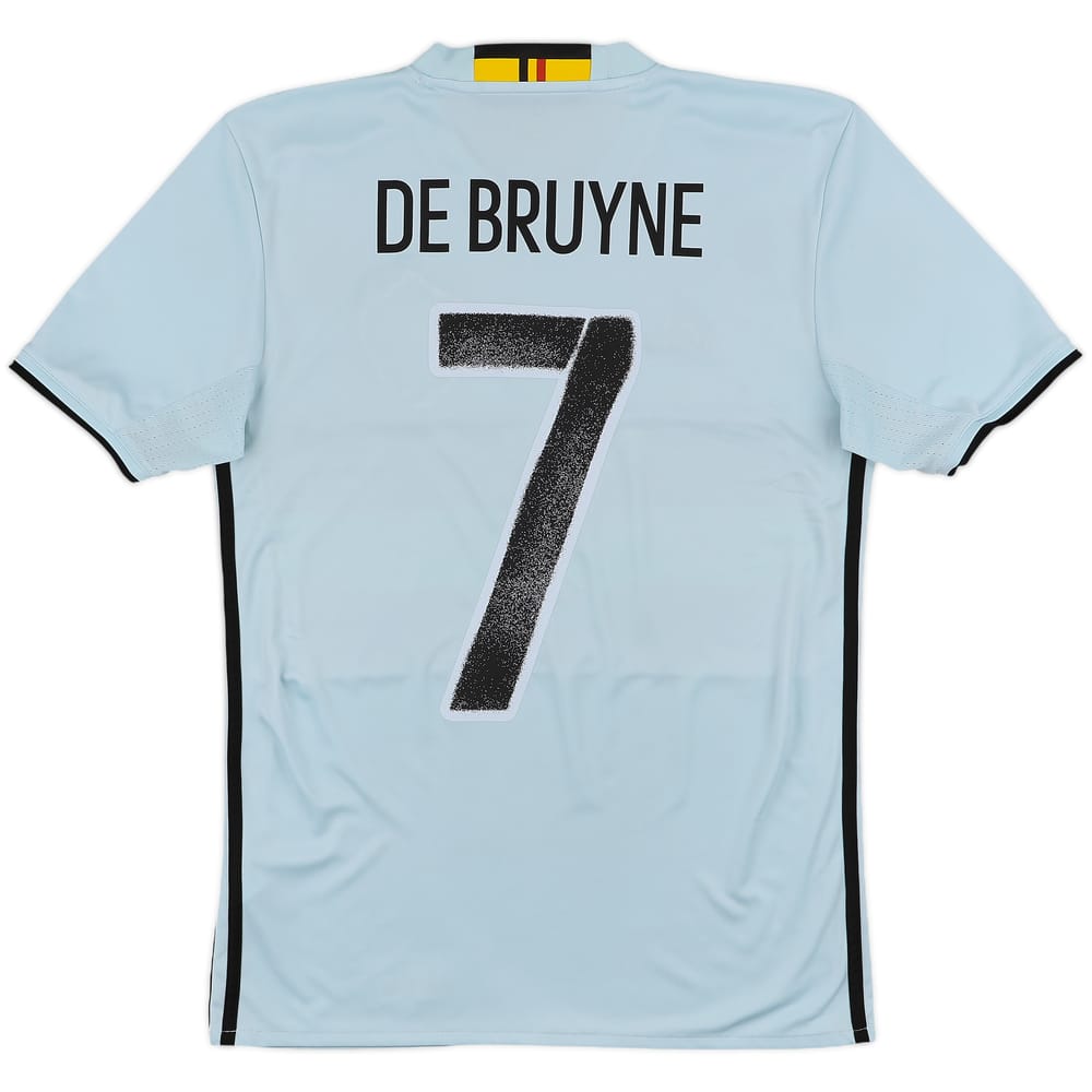 2016-17 Belgium Away Shirt De Bruyne #7 - 5/10 - (XS)