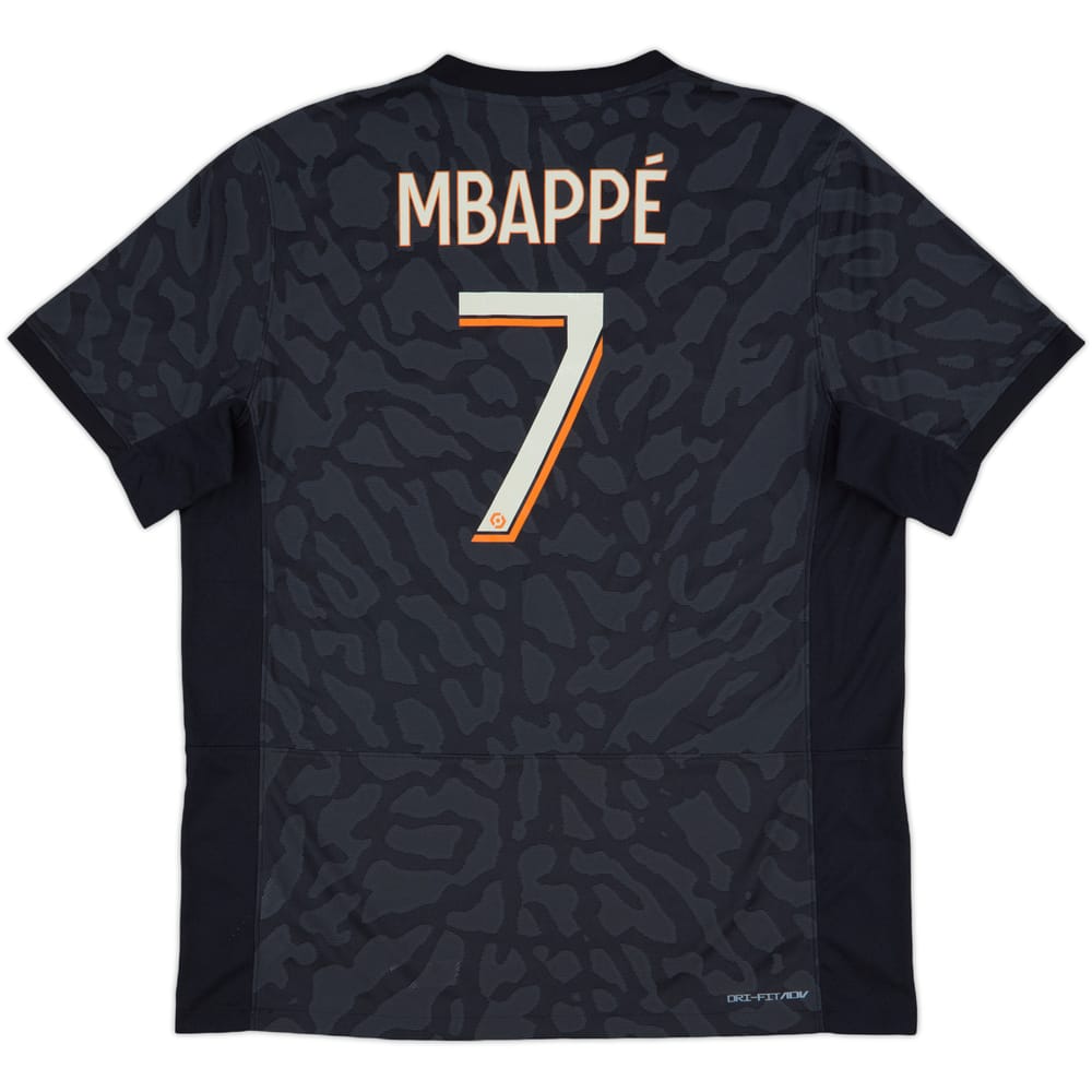 2023-24 Paris Saint-Germain Authentic Third Shirt Mbappe #7 (XL)