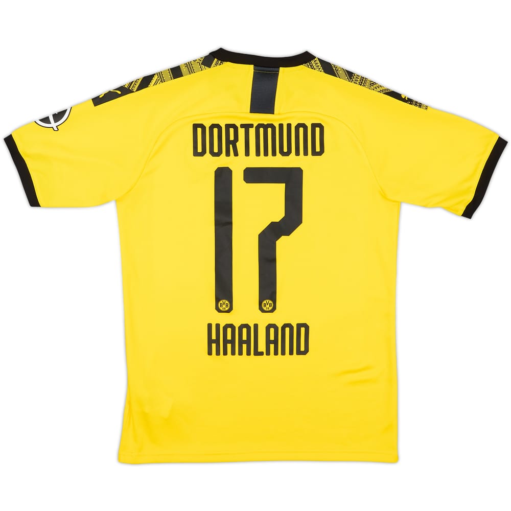 2019-20 Borussia Dortmund Home Shirt Haaland #17 - 8/10 - (S)