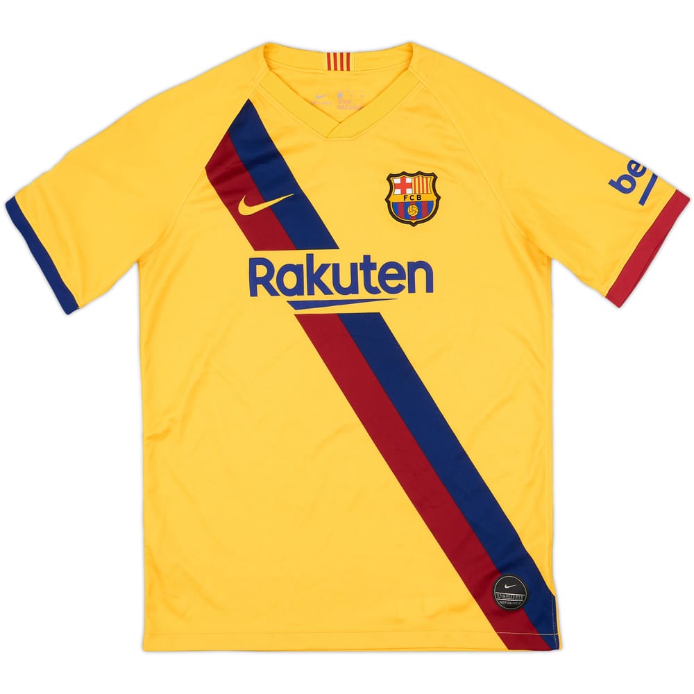 2019-20 Barcelona Away Shirt - 8/10 - (XL.Boys)