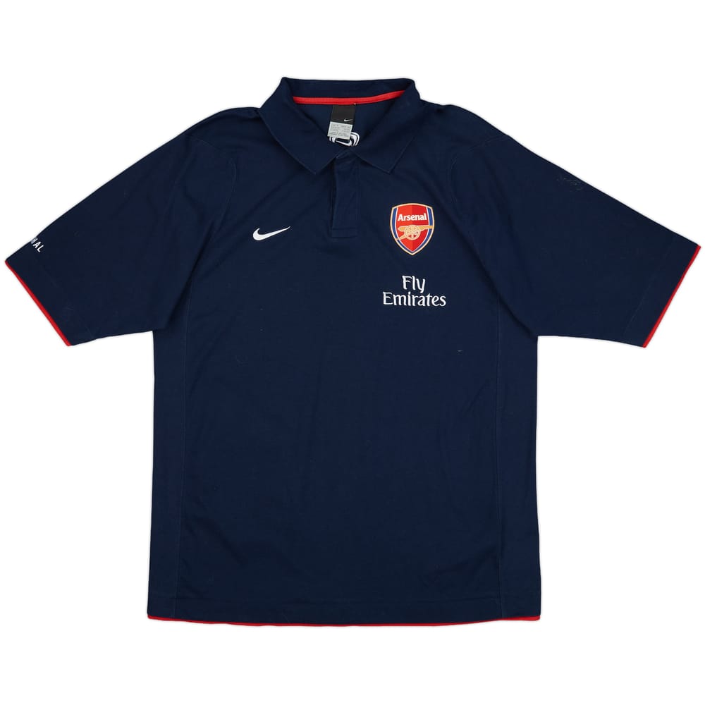 2006-07 Arsenal Nike Polo Shirt - 8/10 - (XL)