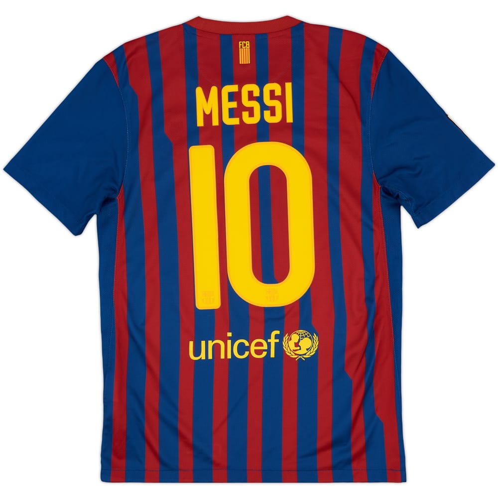 2011-12 Barcelona Home Shirt Messi #10 - 9/10 - (S)