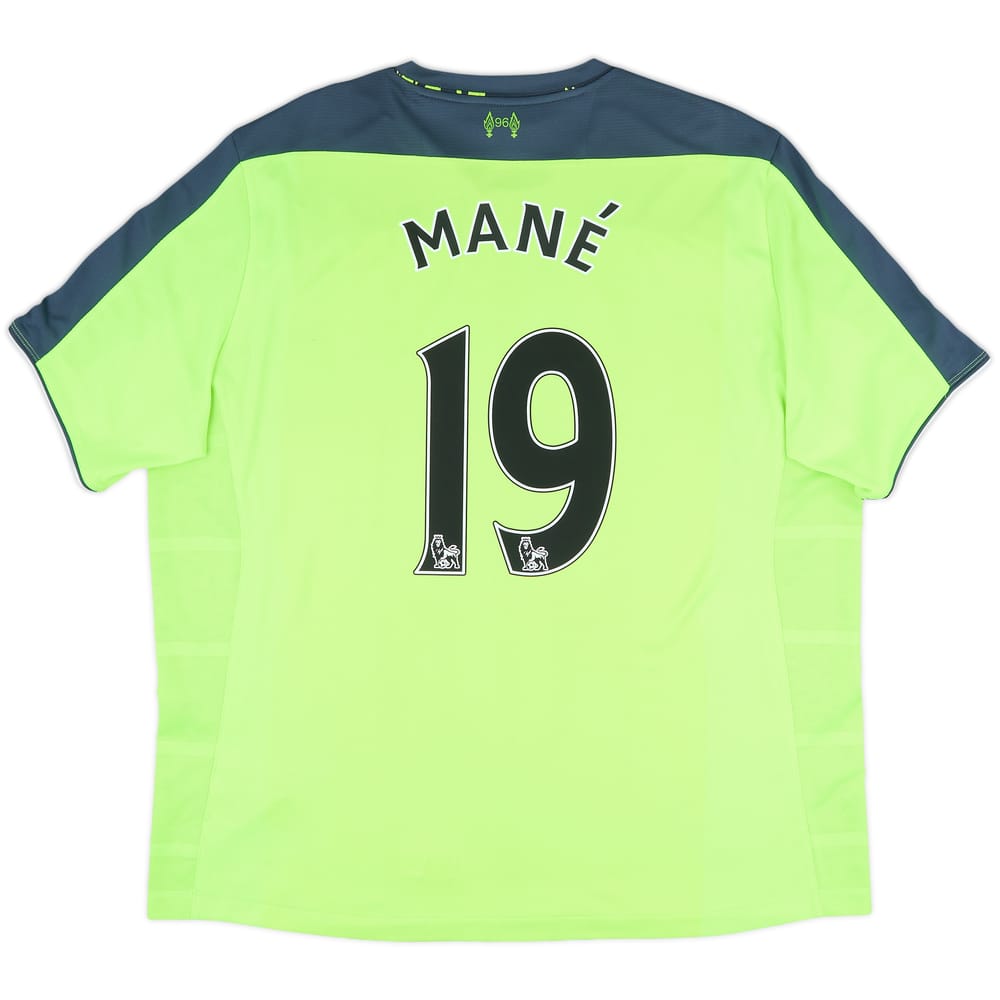 2016-17 Liverpool Third Shirt Mane #19 - 7/10 - (XXL)