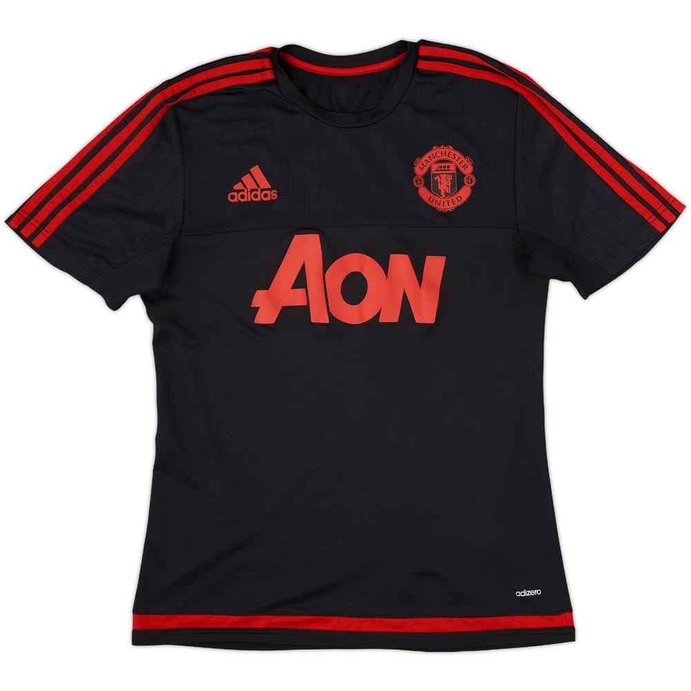 2015-16 Manchester United adizero Training Shirt - 8/10 - (M)