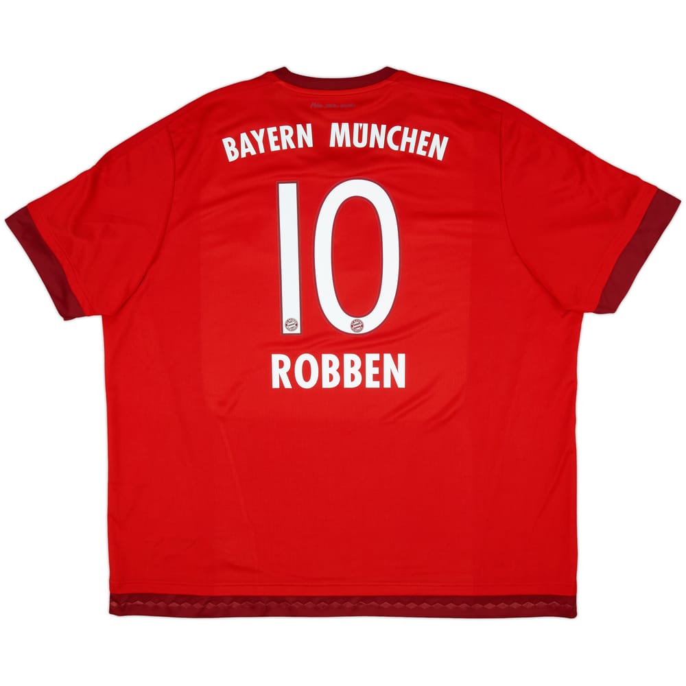 2015-16 Bayern Munich Home Shirt Robben #10 - 9/10 - (3XL)