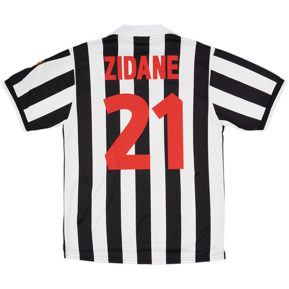 1998-99 Juventus Home Shirt Zidane #21 - 8/10 - (M)