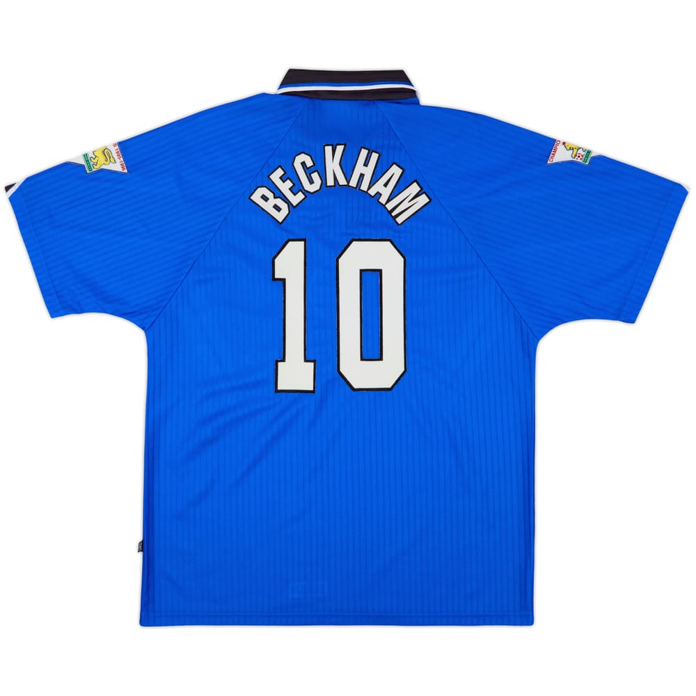 1996-98 Manchester United Third Shirt Beckham #10 - 8/10 - (L)