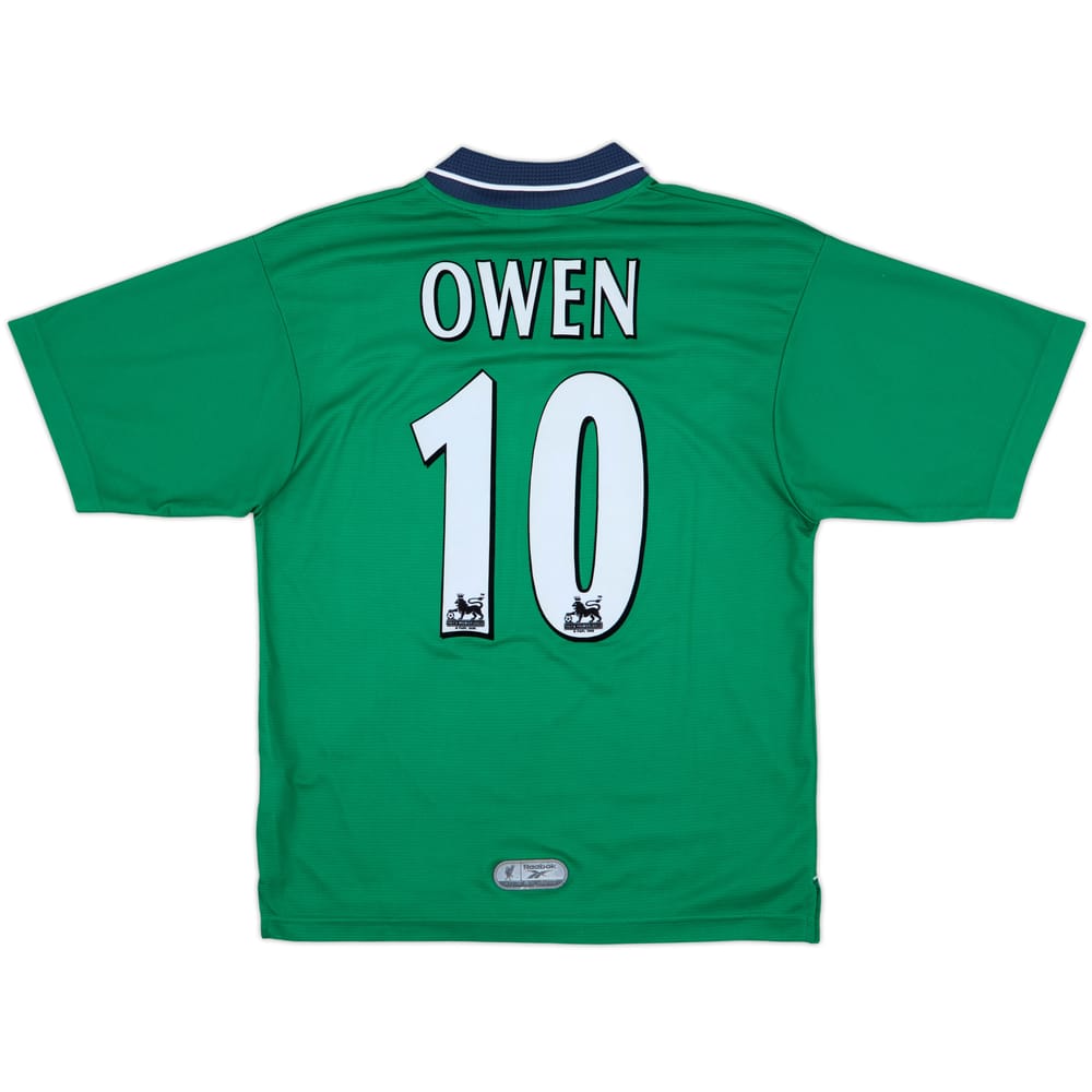1999-00 Liverpool Away Shirt Owen #10 - 6/10 - (S)