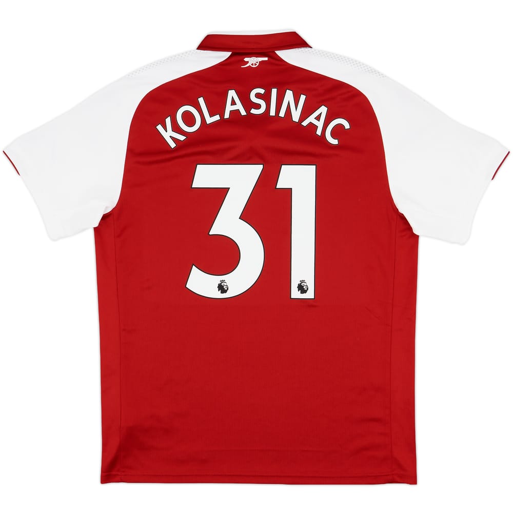 2017-18 Arsenal Home Shirt Kolasinac #31 - 9/10 - (L)