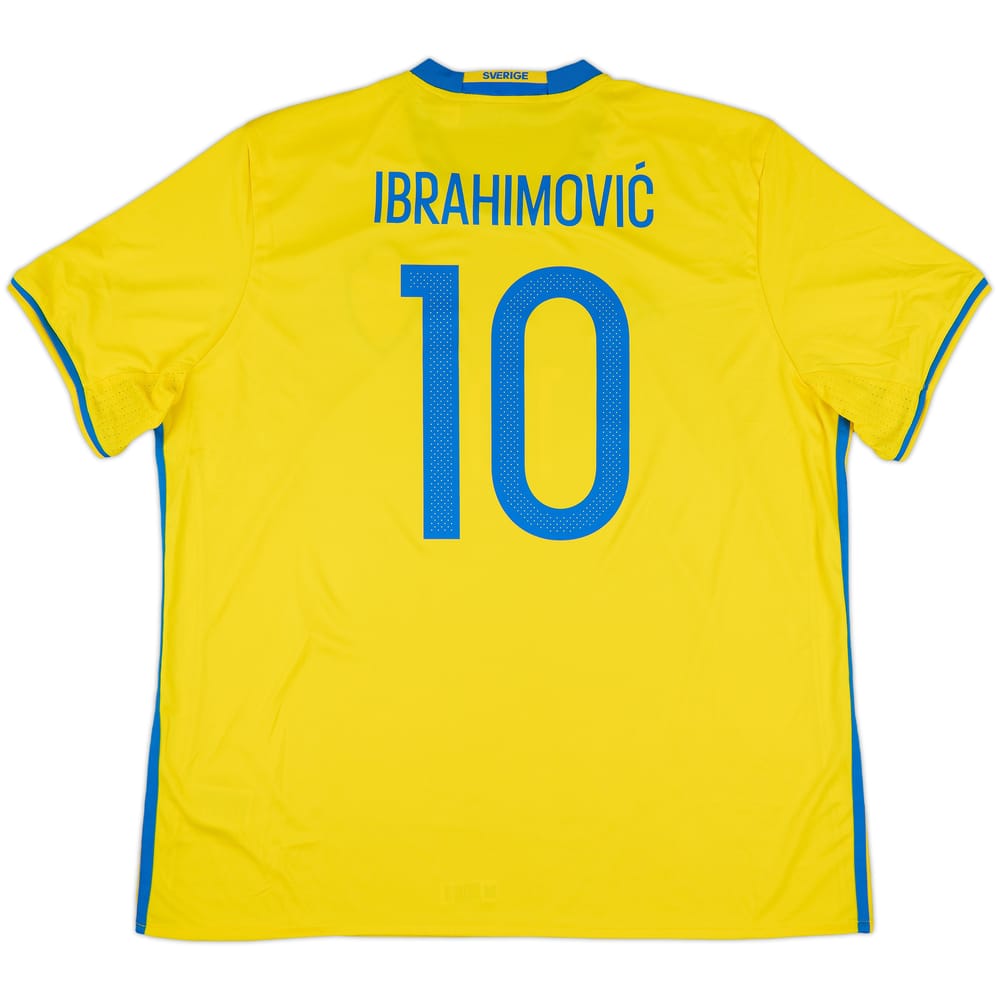 2016-17 Sweden Home Shirt Ibrahimovic #10 - 10/10 - (XXL)