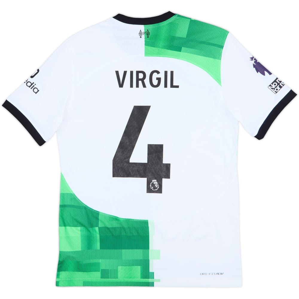 2023-24 Liverpool Authentic Away Shirt Virgil #4 (M)