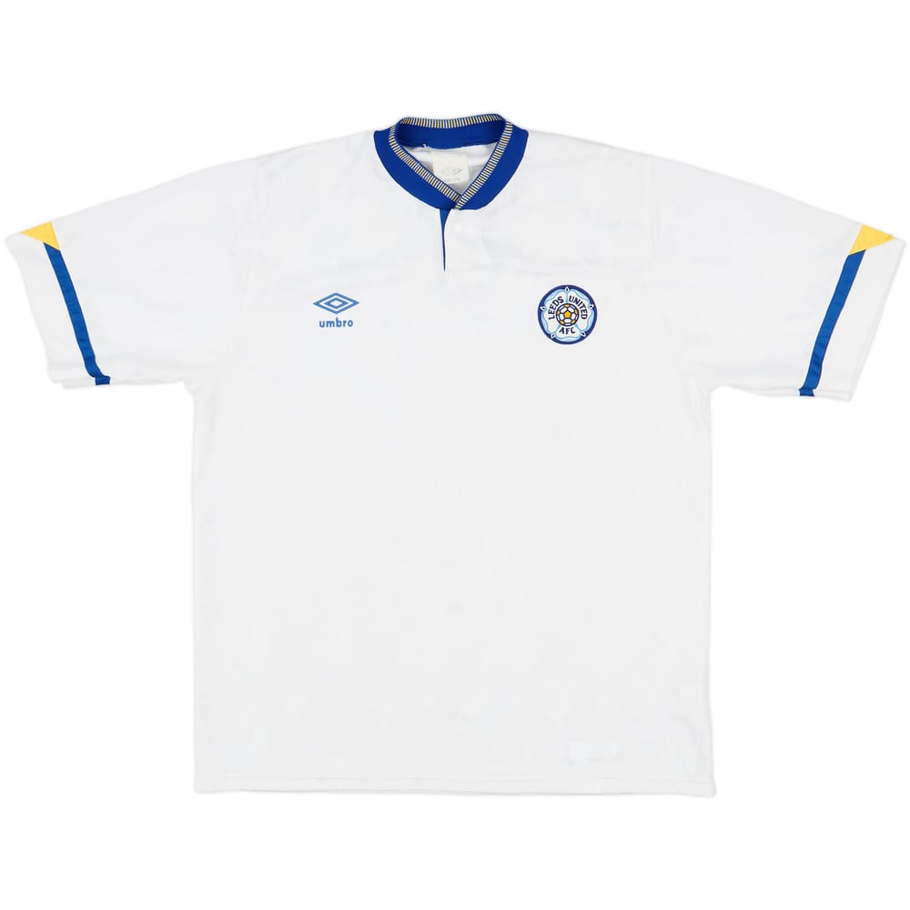 1990-91 Leeds United Home Shirt - 9/10 - (XL)