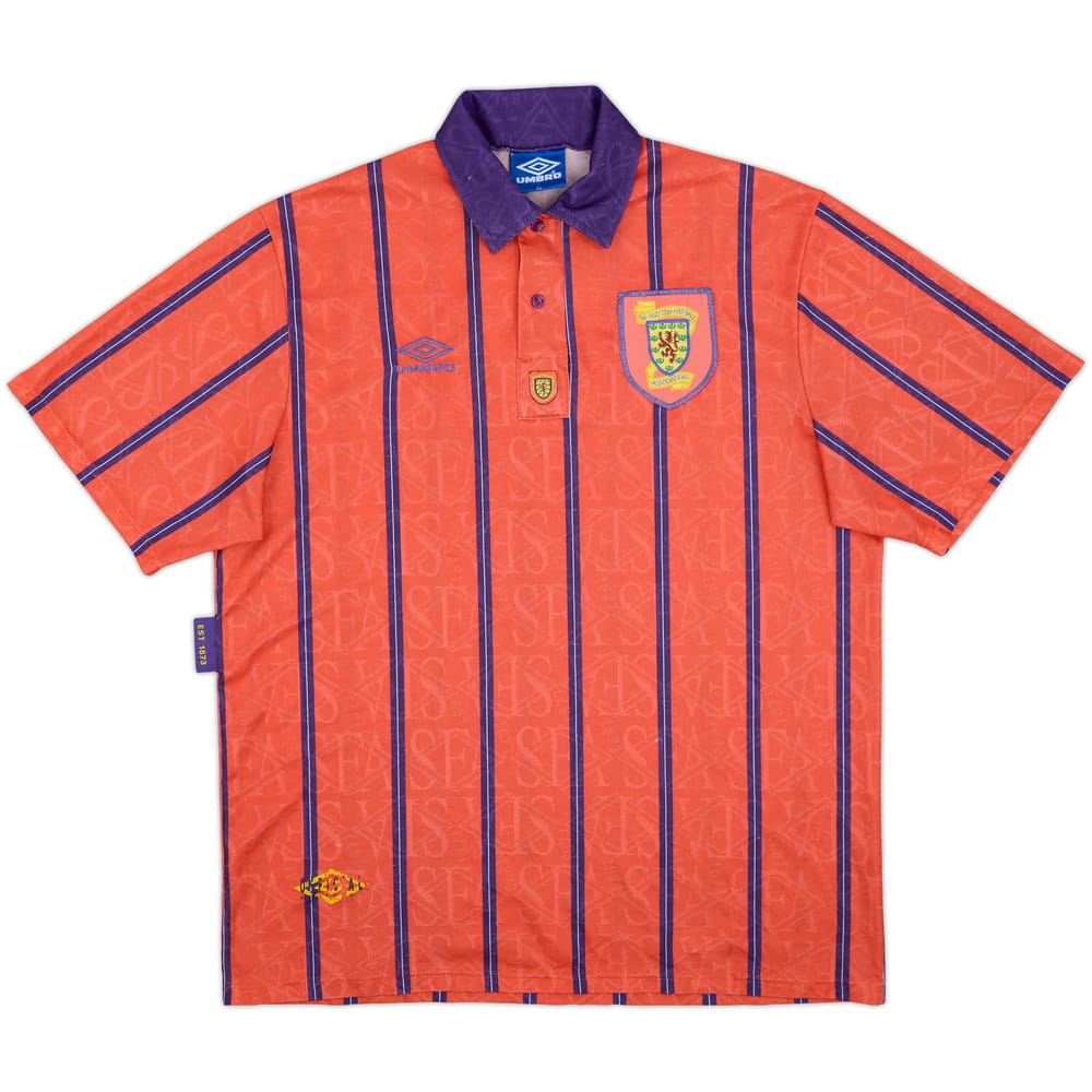 1993-95 Scotland Away Shirt - 7/10 - (XL)