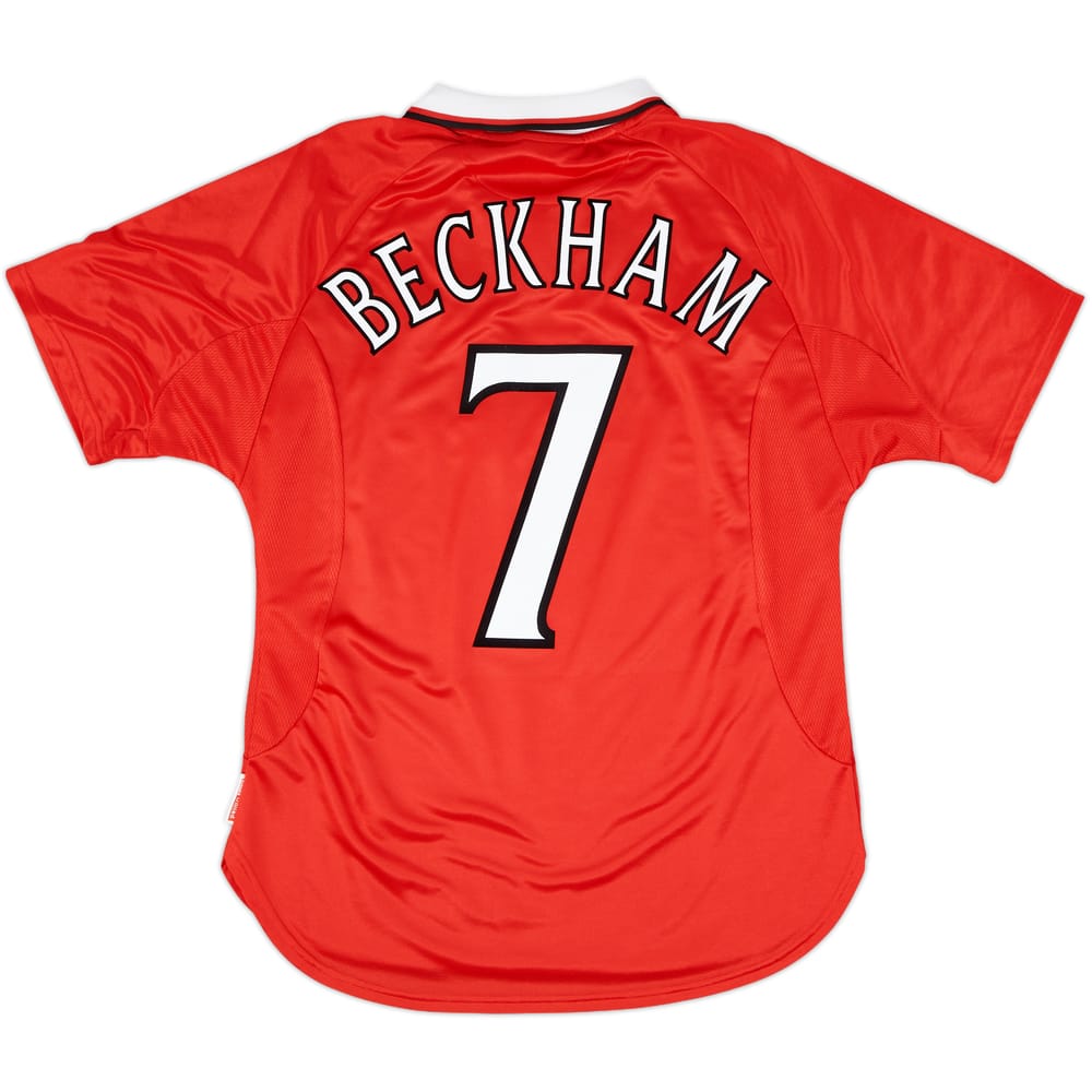 1999-00 Manchester United 'CL Winners' Shirt Beckham #7 - 9/10 - (M)