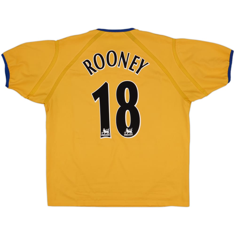 2003-04 Everton Away Shirt Rooney #18 - 7/10 - (XXL)