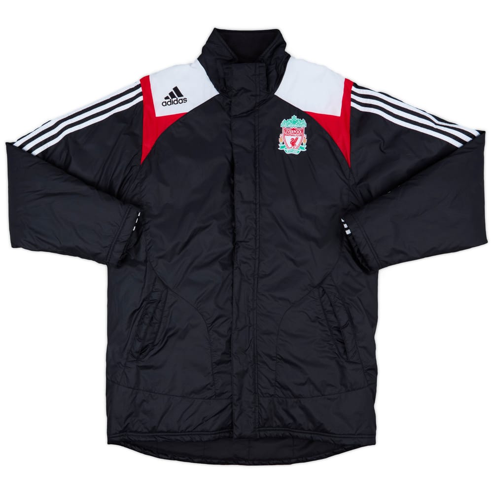2007-08 Liverpool adidas Padded Bench Coat - 9/10 - (M)