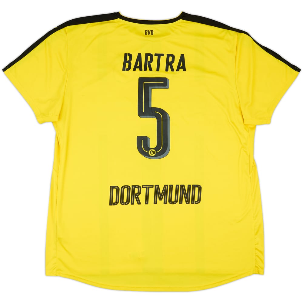 2016-17 Borussia Dortmund Home Shirt Bartra #5 - 8/10 - (3XL)
