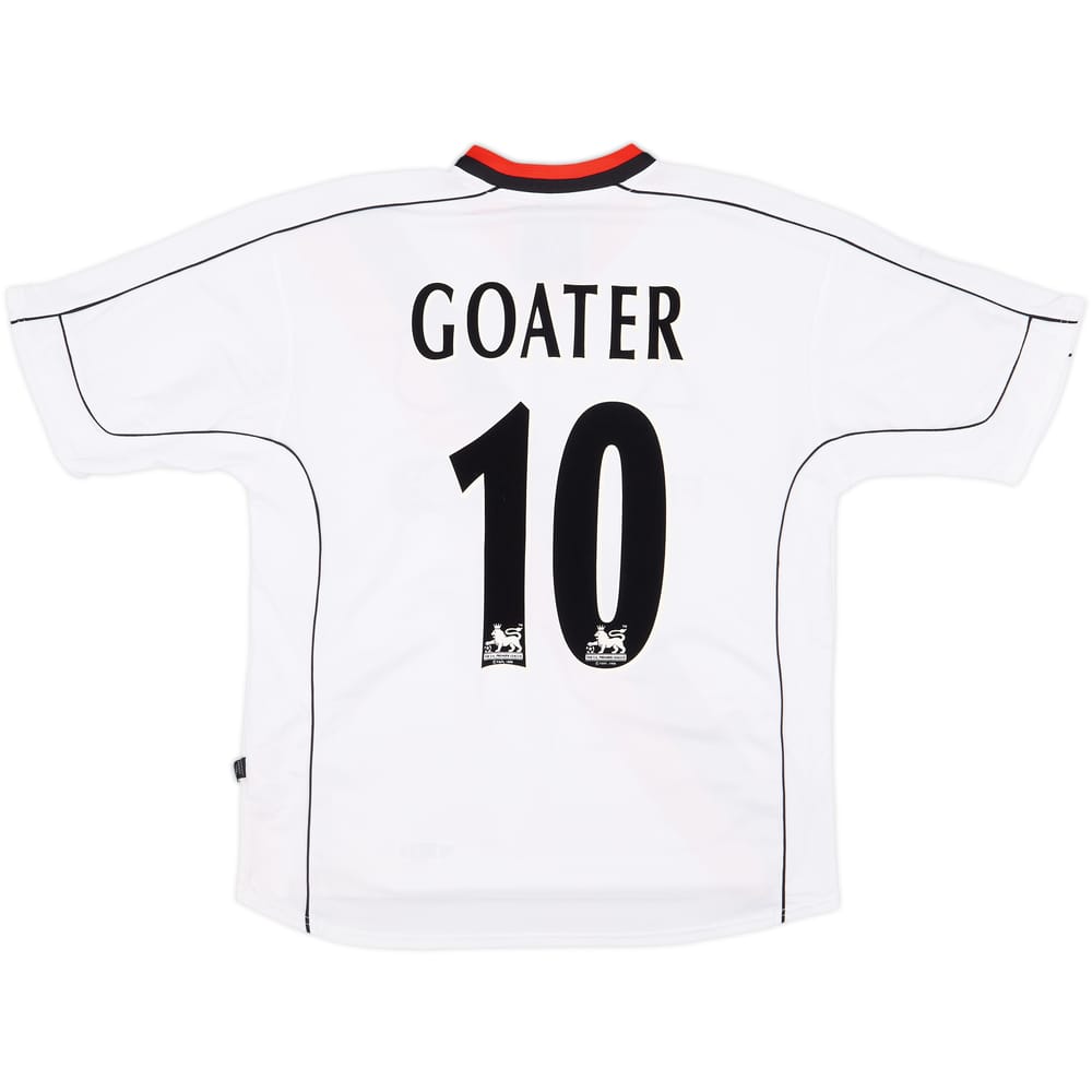2002-03 Manchester City Away Shirt Goater #10 - 8/10 - (M)
