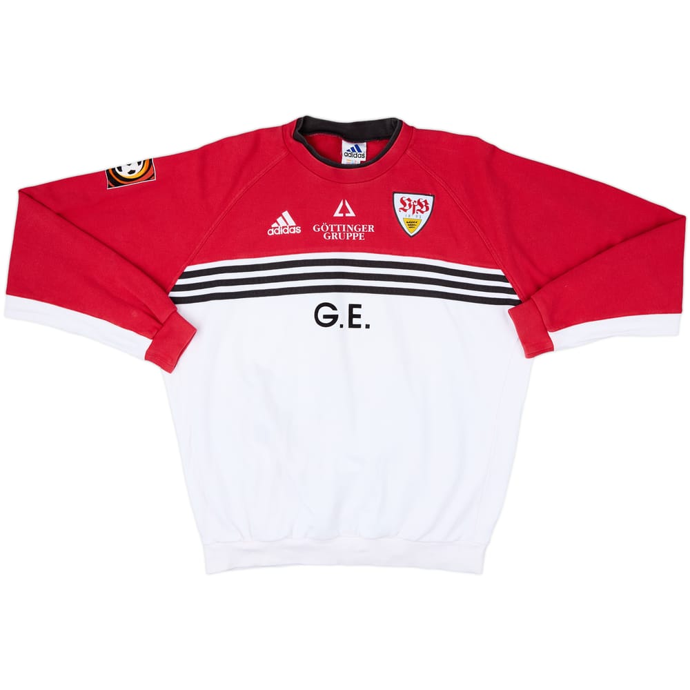 1998-99 Stuttgart adidas Staff Issue Sweat Top G.E.- 7/10 - (L)