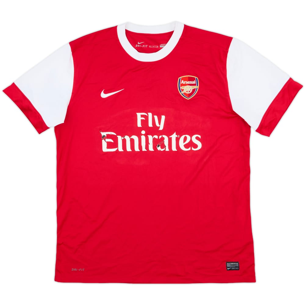 2010-11 Arsenal Home Shirt - 4/10 - (XL)