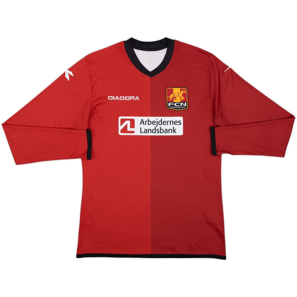 2013-14 FC Nordsjaelland Home L/S Shirt - 9/10 - (M/L)