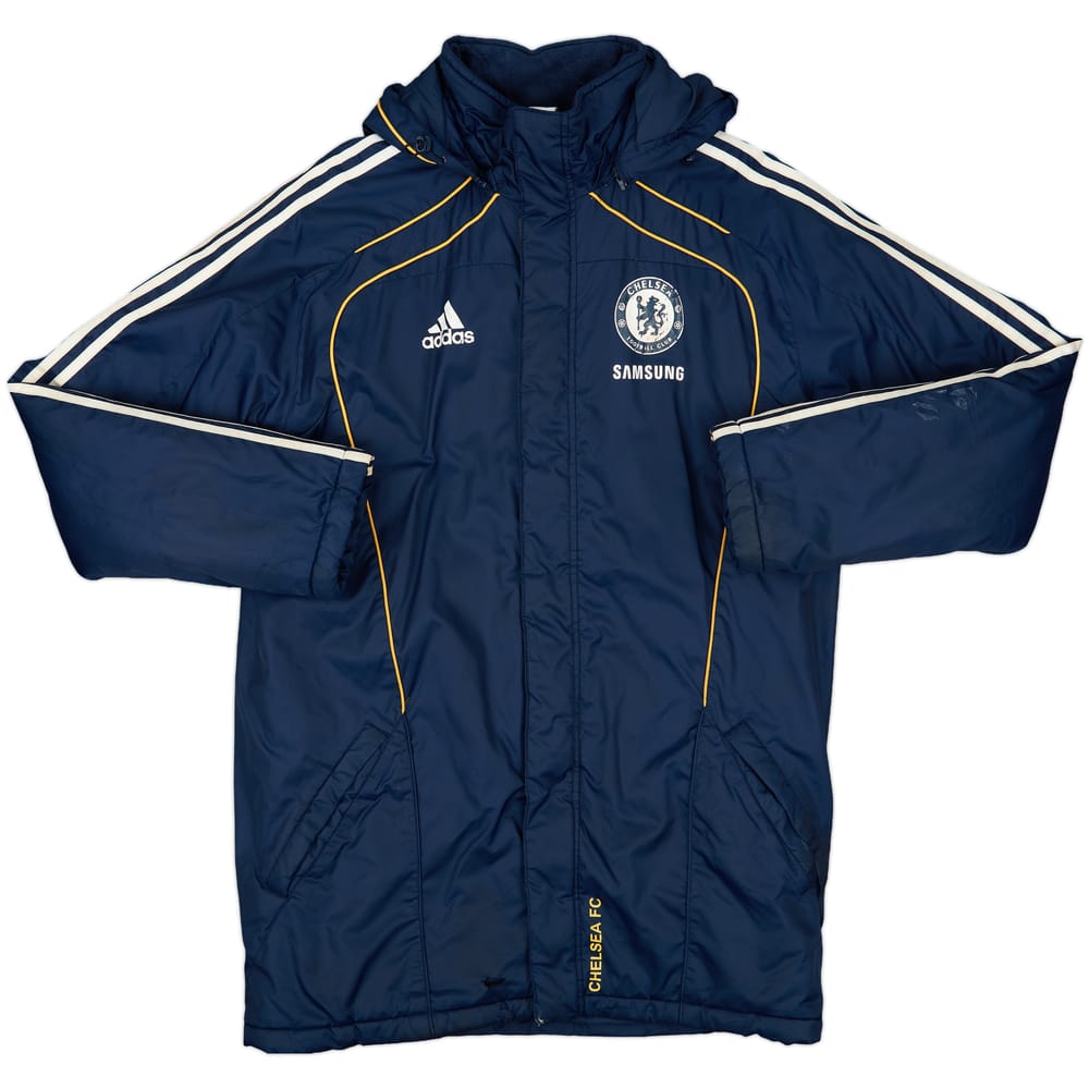 2010-11 Chelsea adidas Padded Bench Coat - 5/10 - (M)