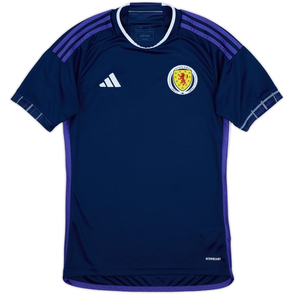 2022-23 Scotland Home Shirt - 8/10 - (XS)