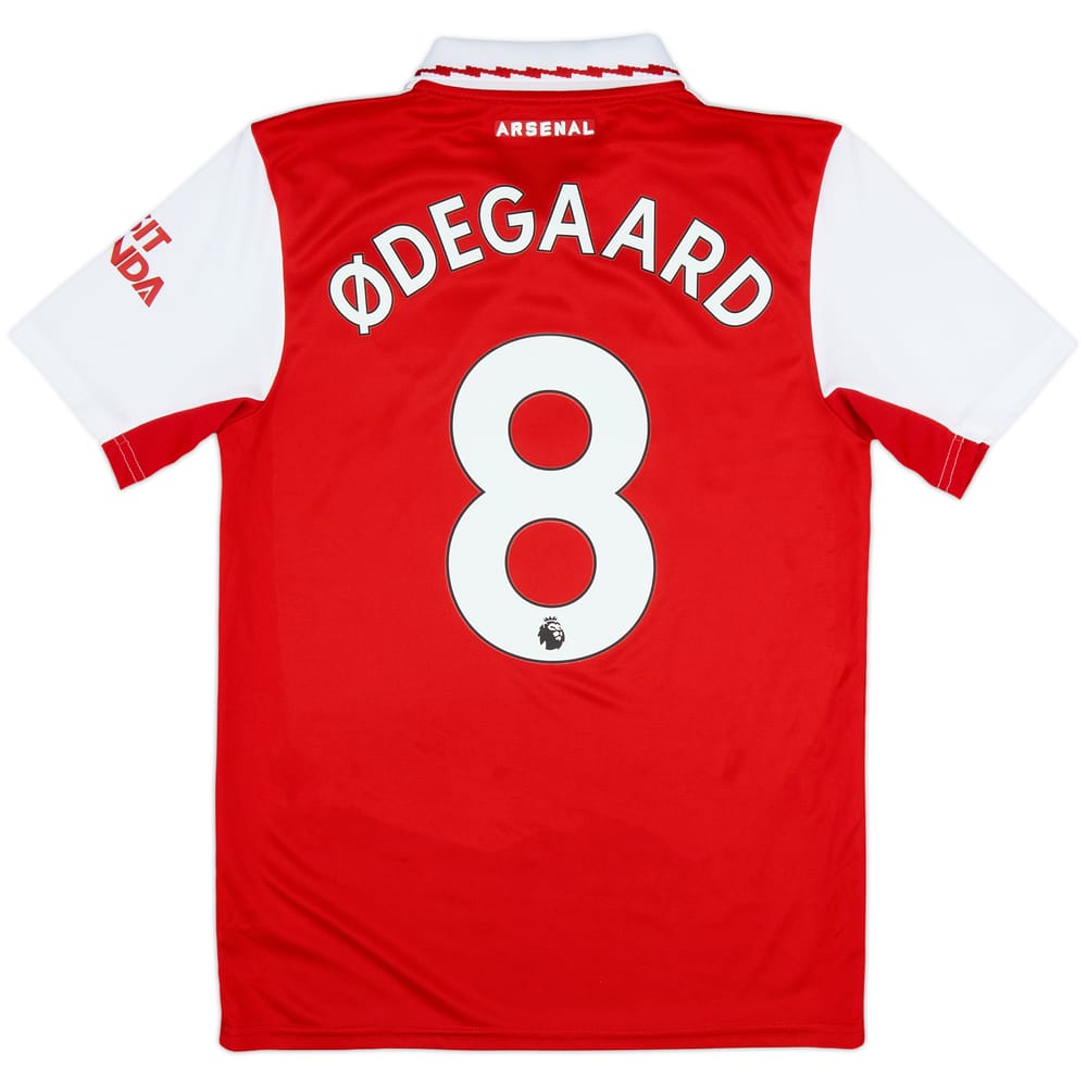 2022-23 Arsenal Home Shirt Odegaard #8 - 9/10 - (S)