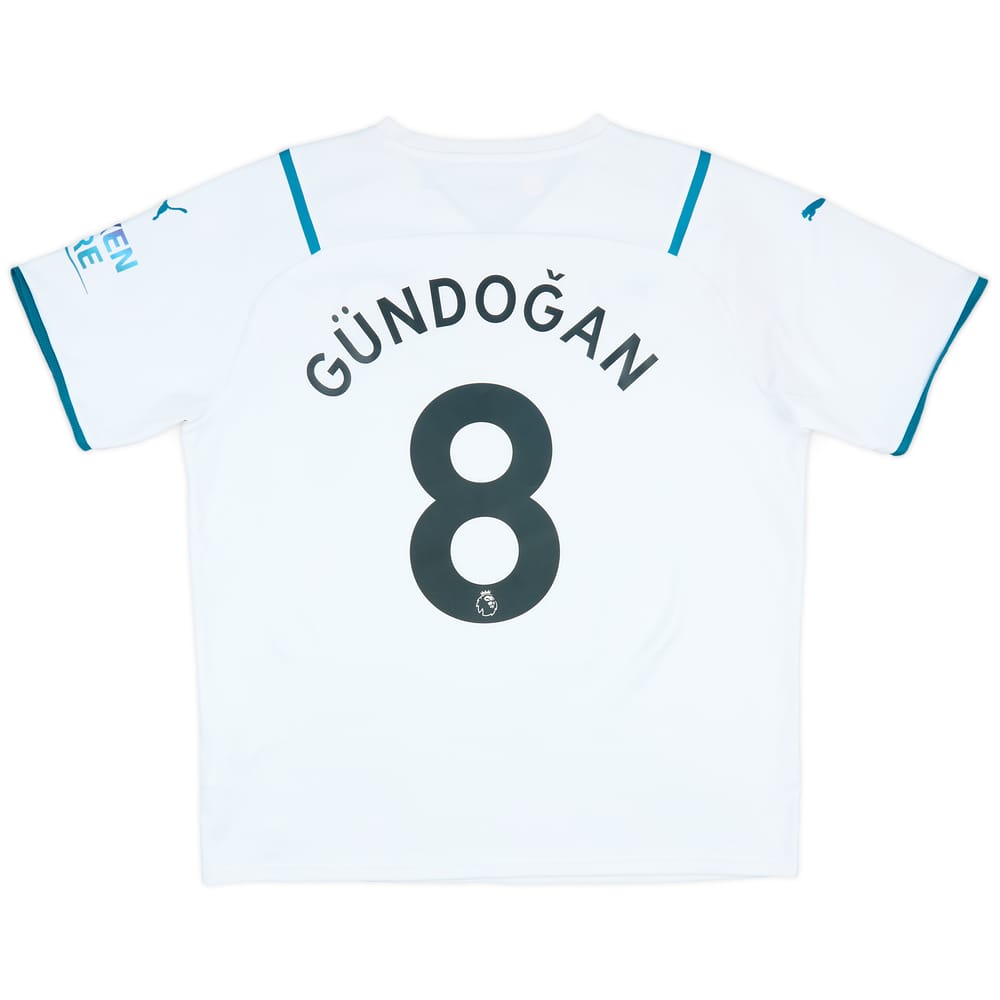 2021-22 Manchester City Away Shirt Gundogan #8 - 7/10 - (XL)
