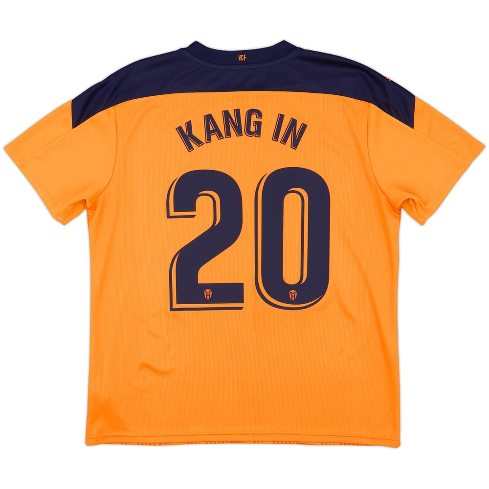 2020-21 Valencia Away Shirt Kang In #20 - 9/10 - (XL)