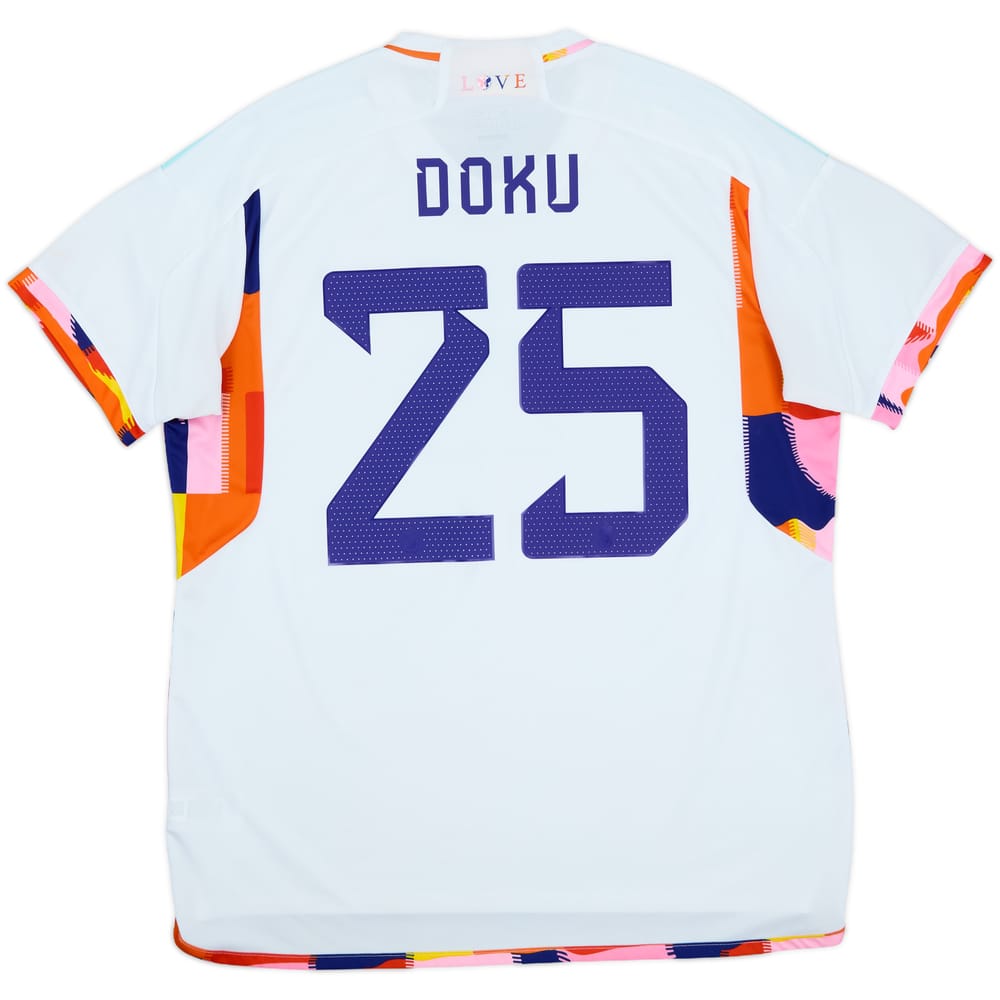 2022-23 Belgium Away Shirt Doku #25 - 8/10 - (XL)