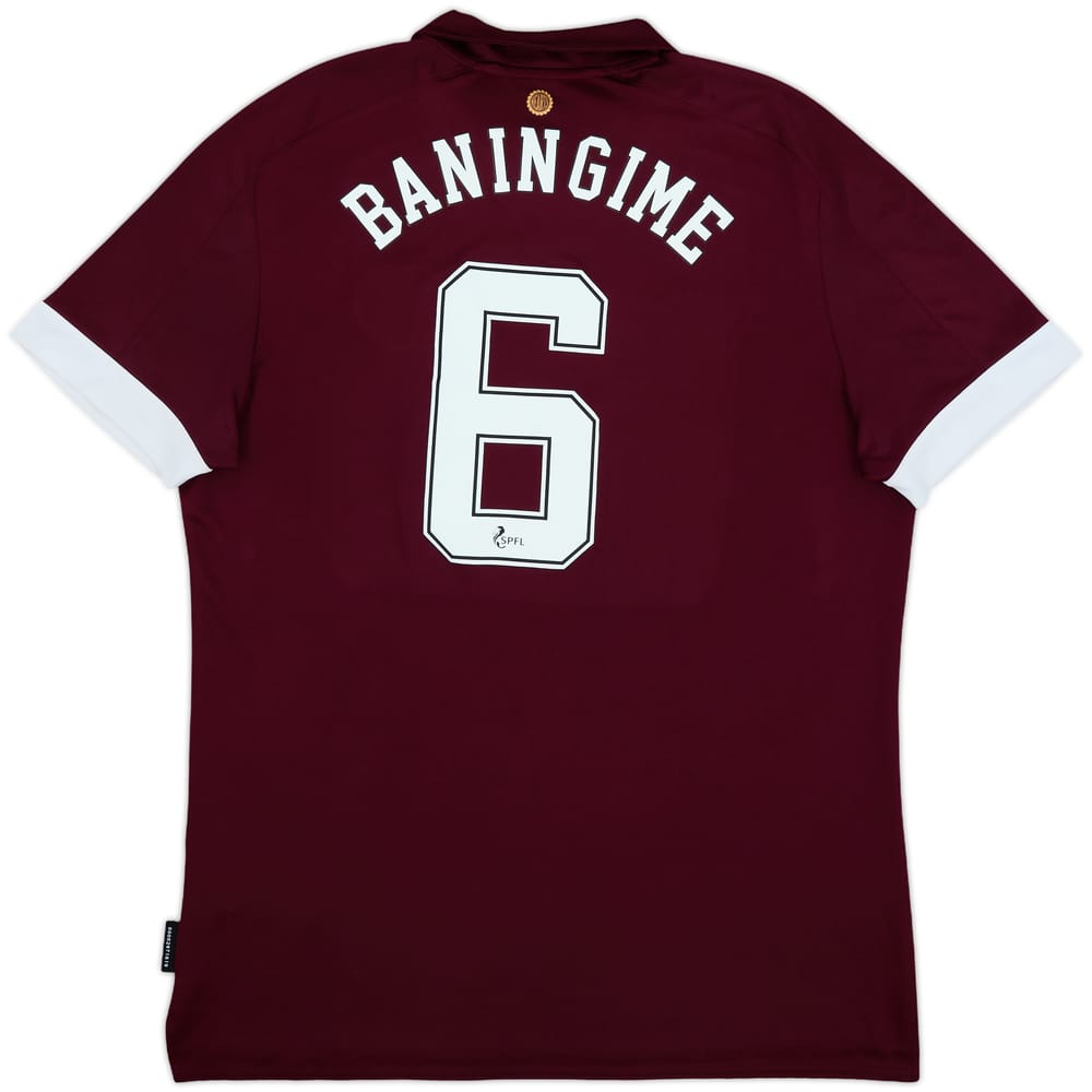 2021-22 Hearts Home Shirt Baningime #6 - 9/10 - (XL)