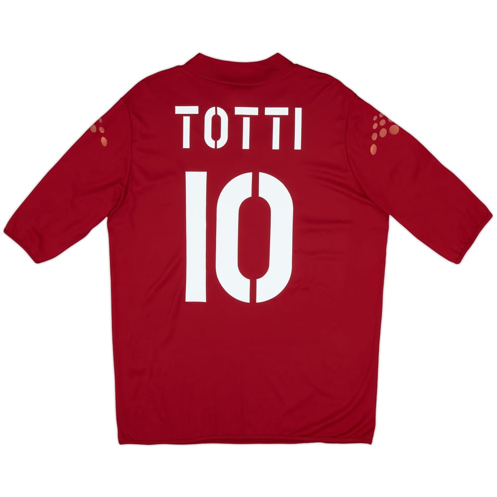 2003-04 Roma Home Shirt Totti #10 - 7/10 - (L)