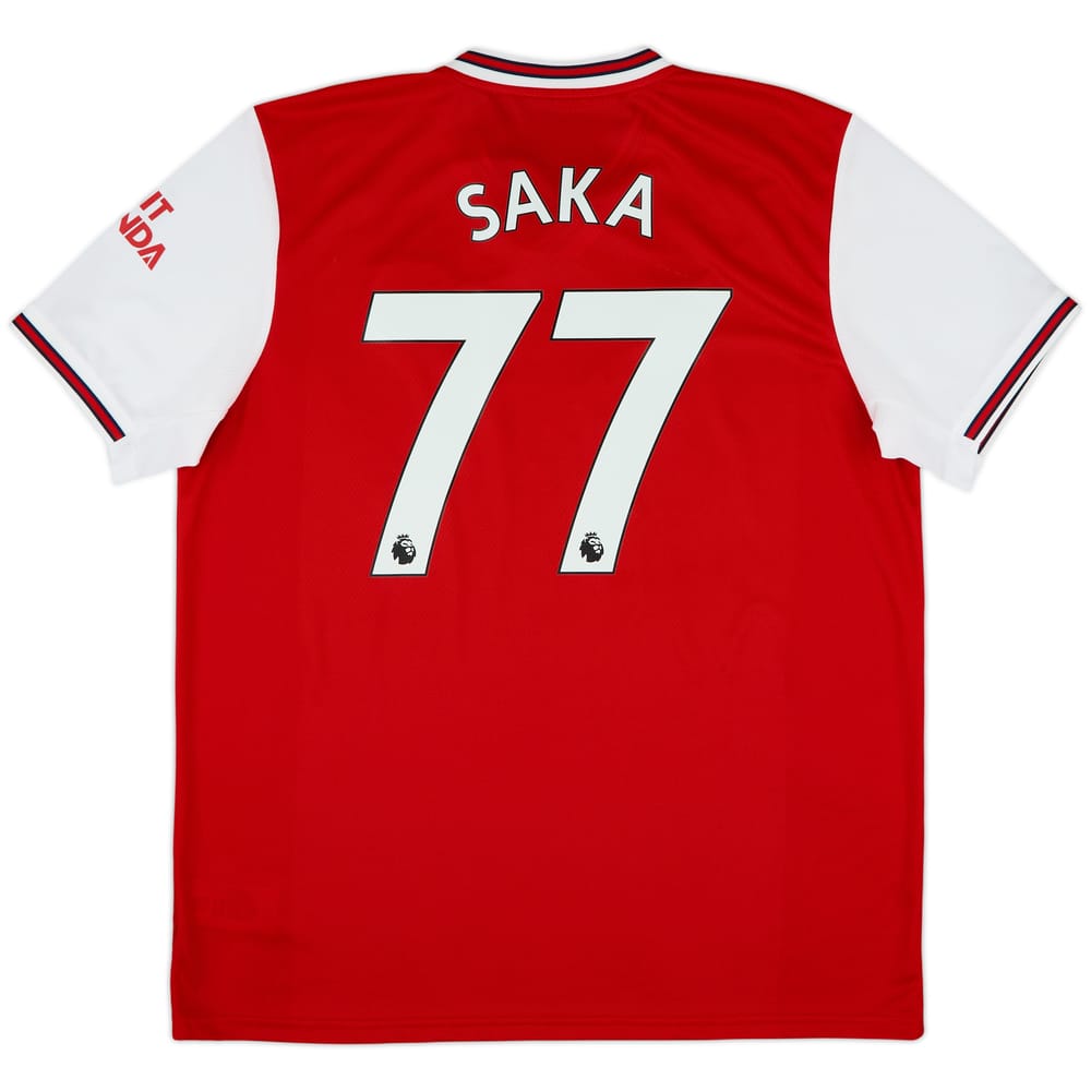 2019-20 Arsenal Home Shirt Saka #77 - 10/10 - (XL)