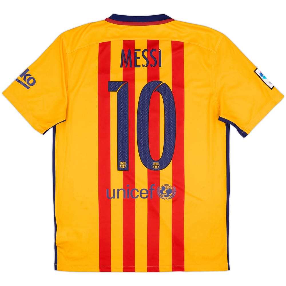 2015-16 Barcelona Away Shirt Messi #10 - 8/10 - (M)