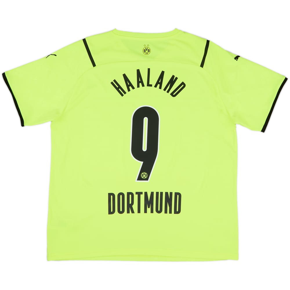 2021-22 Borussia Dortmund European Home Shirt Haaland #9 - 10/10 - (XL)