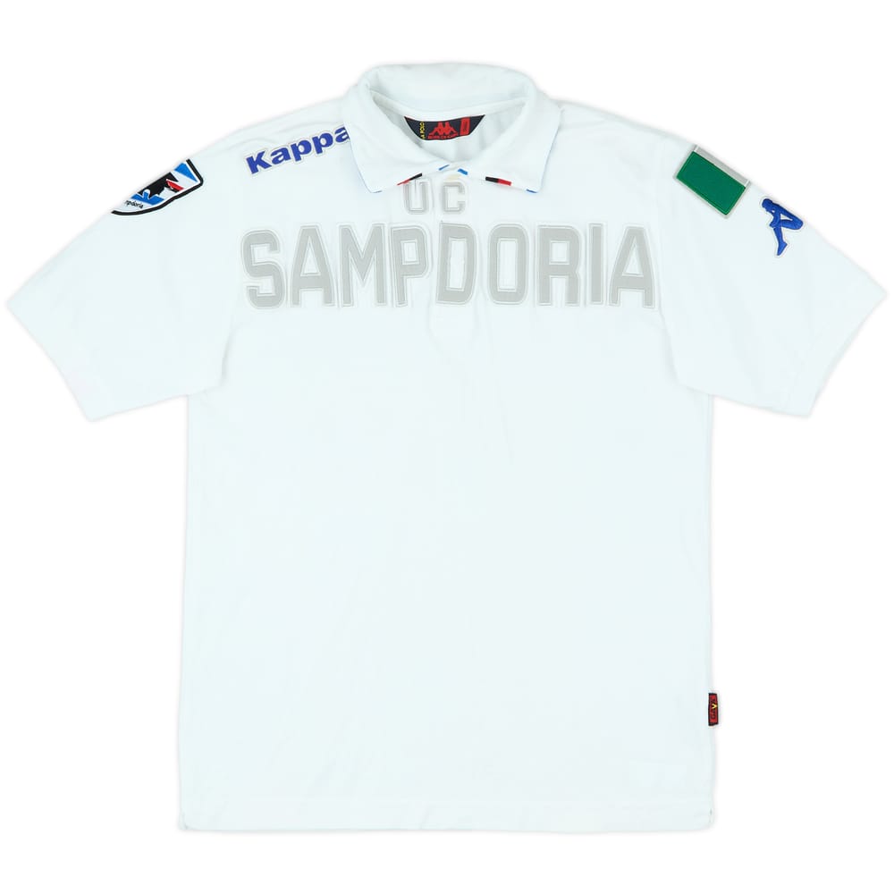 2008-09 Sampdoria Kappa Polo Shirt - 8/10 - (S)