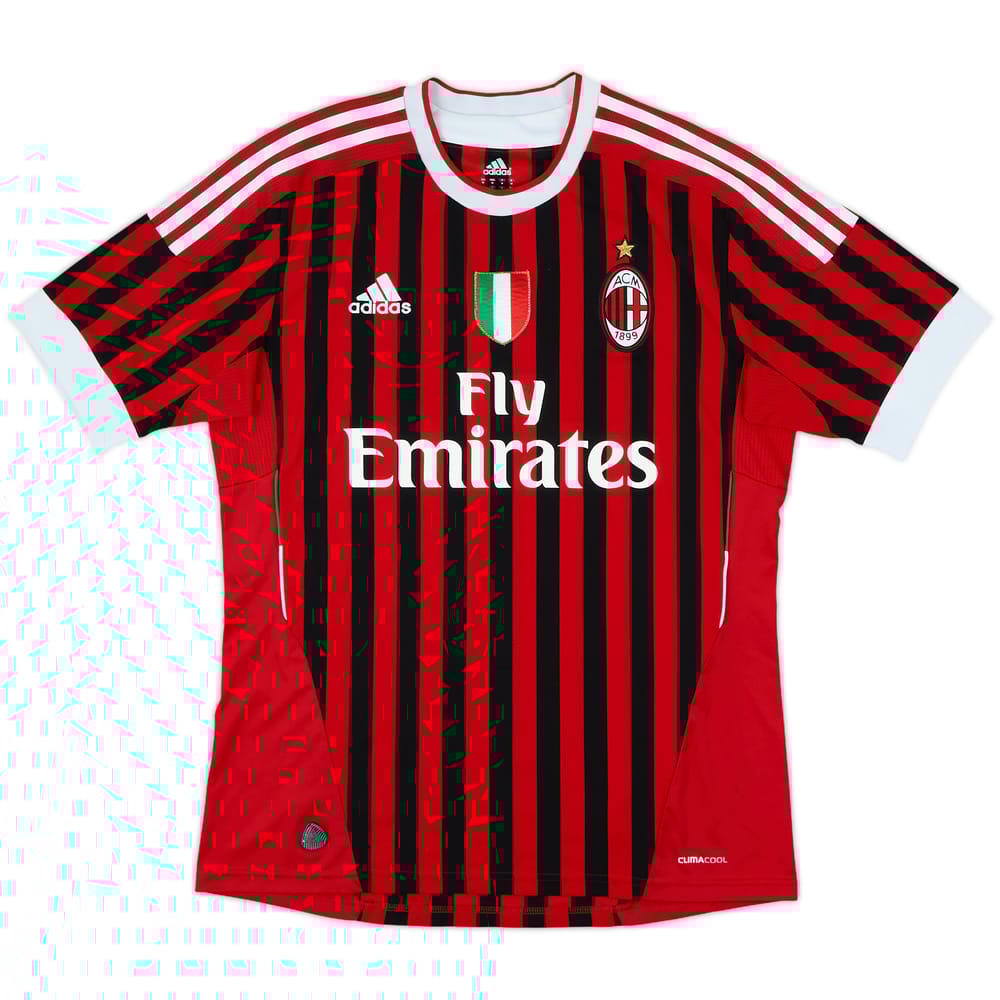 2011-12 AC Milan Home Shirt - 6/10 - (M)