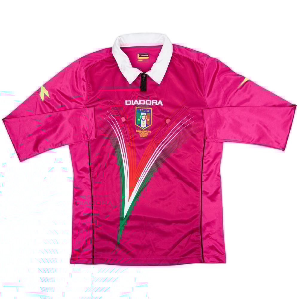 2011-12 Italy Diadora Referee L/S Shirt - 8/10 - (S)
