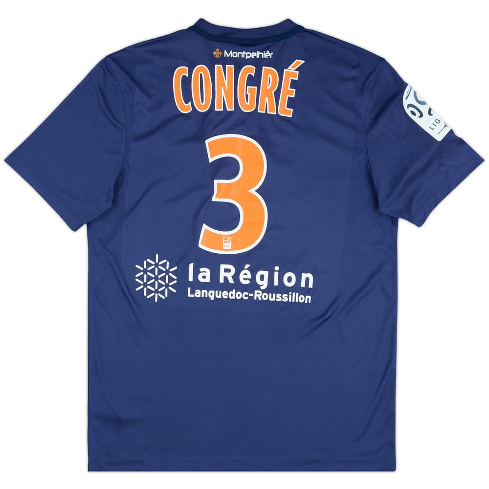 2015-16 Montpellier Home Shirt Congre #3 - 8/10 - (M)