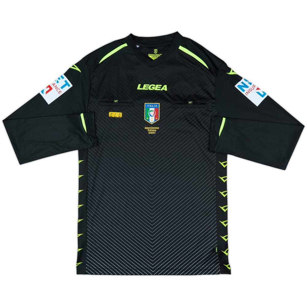 2014-15 Italy Legea Referee L/S Shirt - 10/10 - (XL)