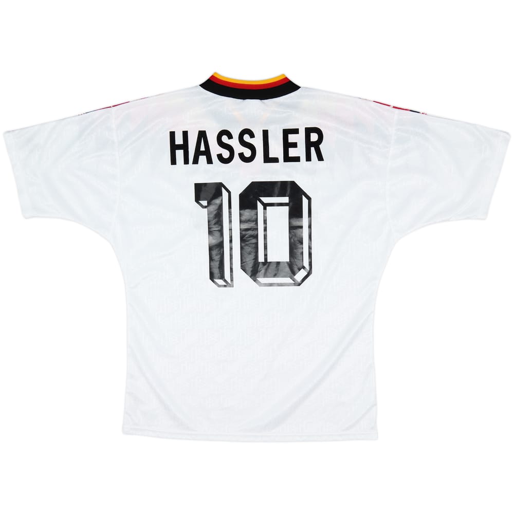 1994-96 Germany Home Shirt Hassler #10 - 9/10 - (XL)