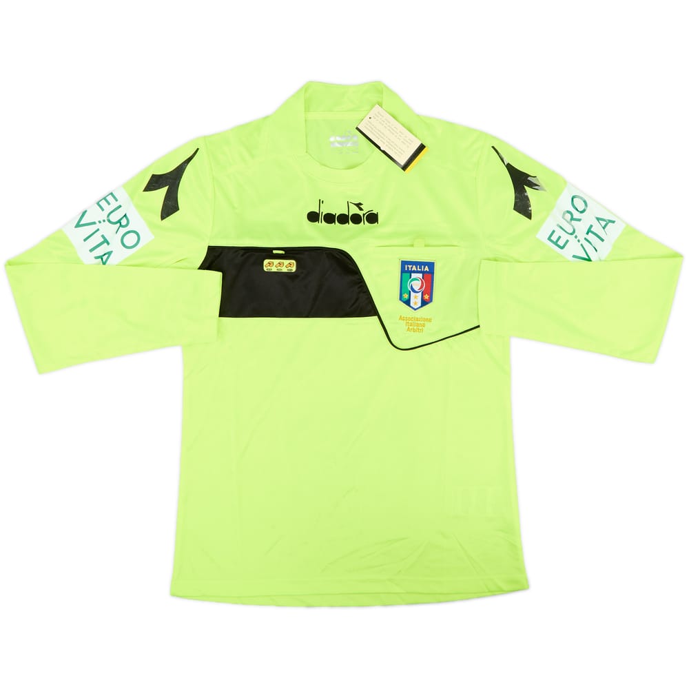 2017-18 Italy Diadora Referee L/S Shirt (XS)