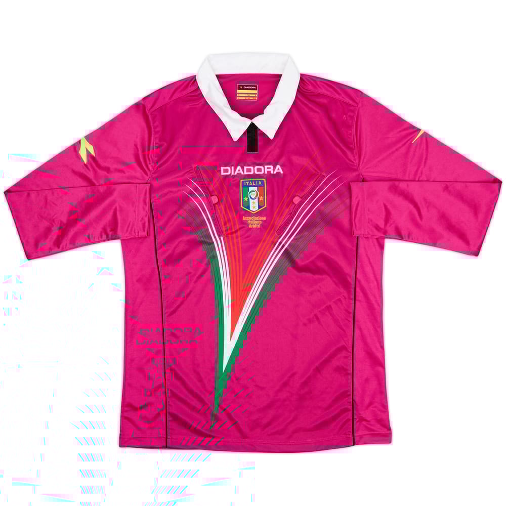 2011-12 Italy Diadora Referee L/S Shirt - 9/10 - (M)