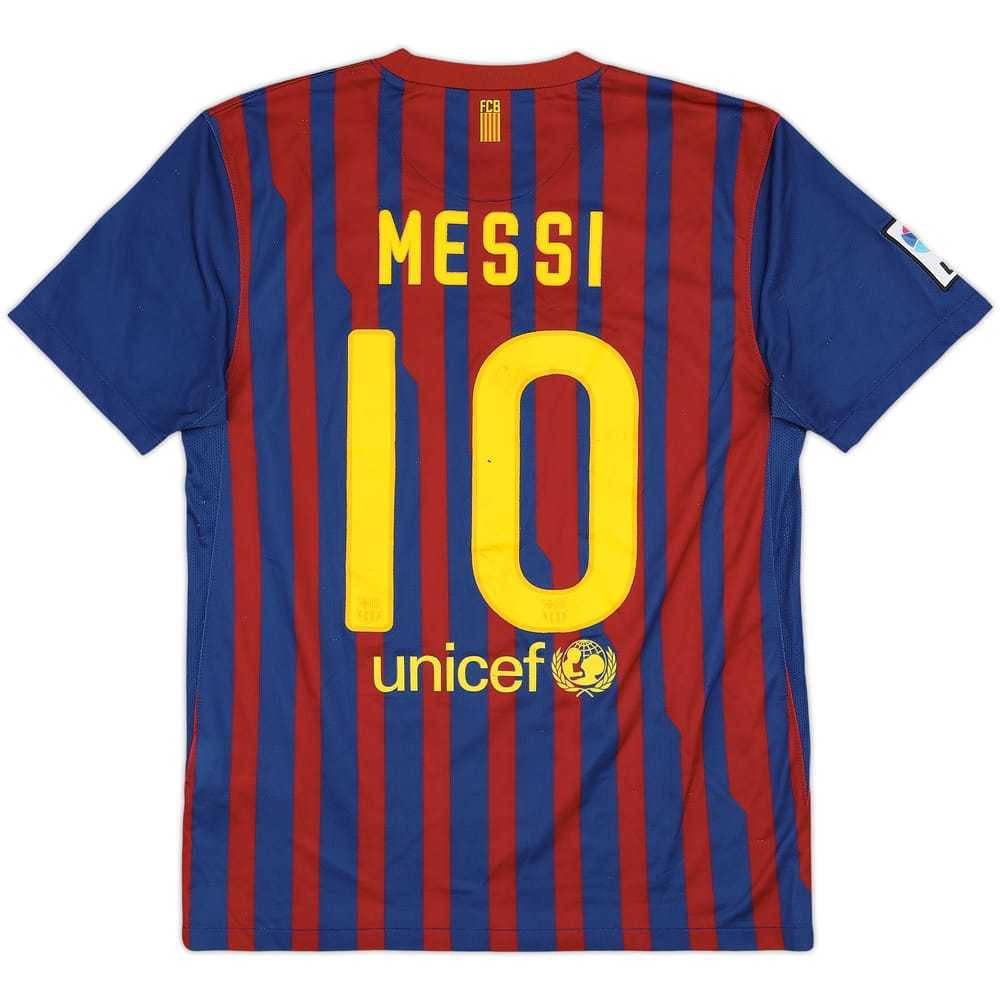 2011-12 Barcelona Home Shirt Messi #10 - 6/10 - (M)