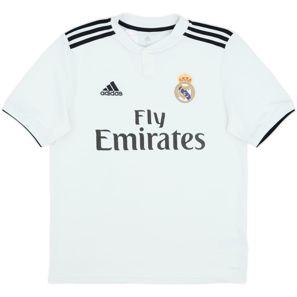 2018-19 Real Madrid Home Shirt - 5/10 - (XL.Boys)
