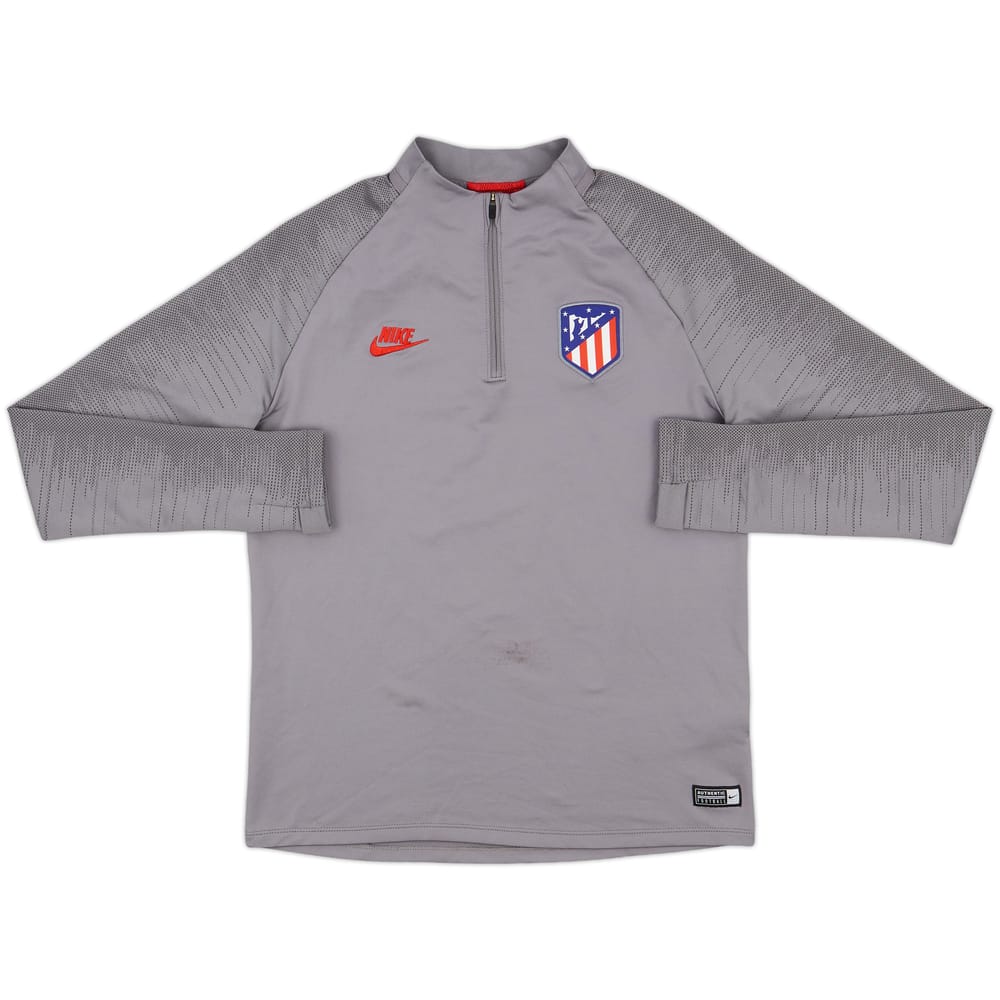2019-20 Atletico Madrid Nike 1/4 Zip Training Top - 8/10 - (XL.Boys)